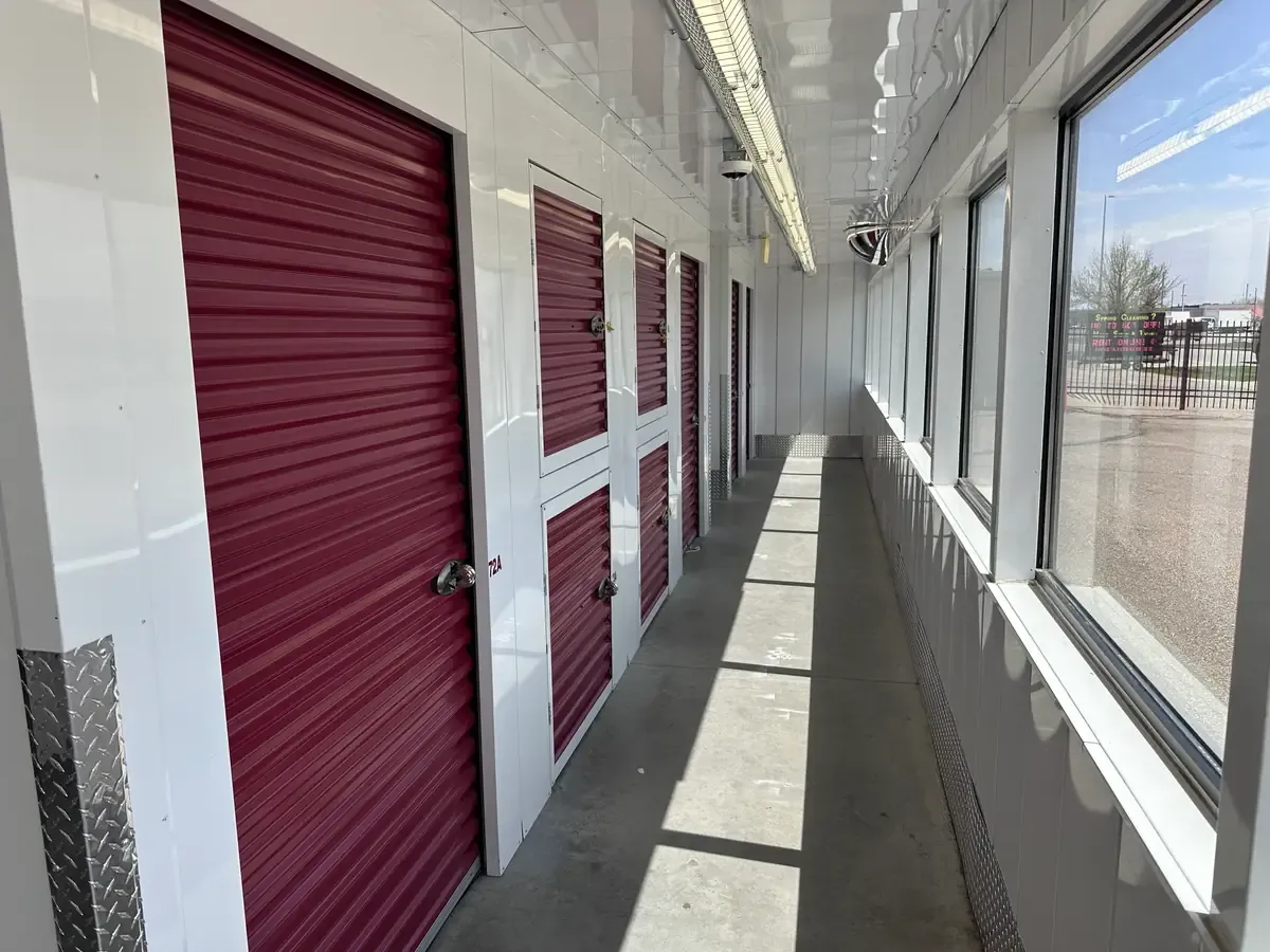 Storage units with roll up doors